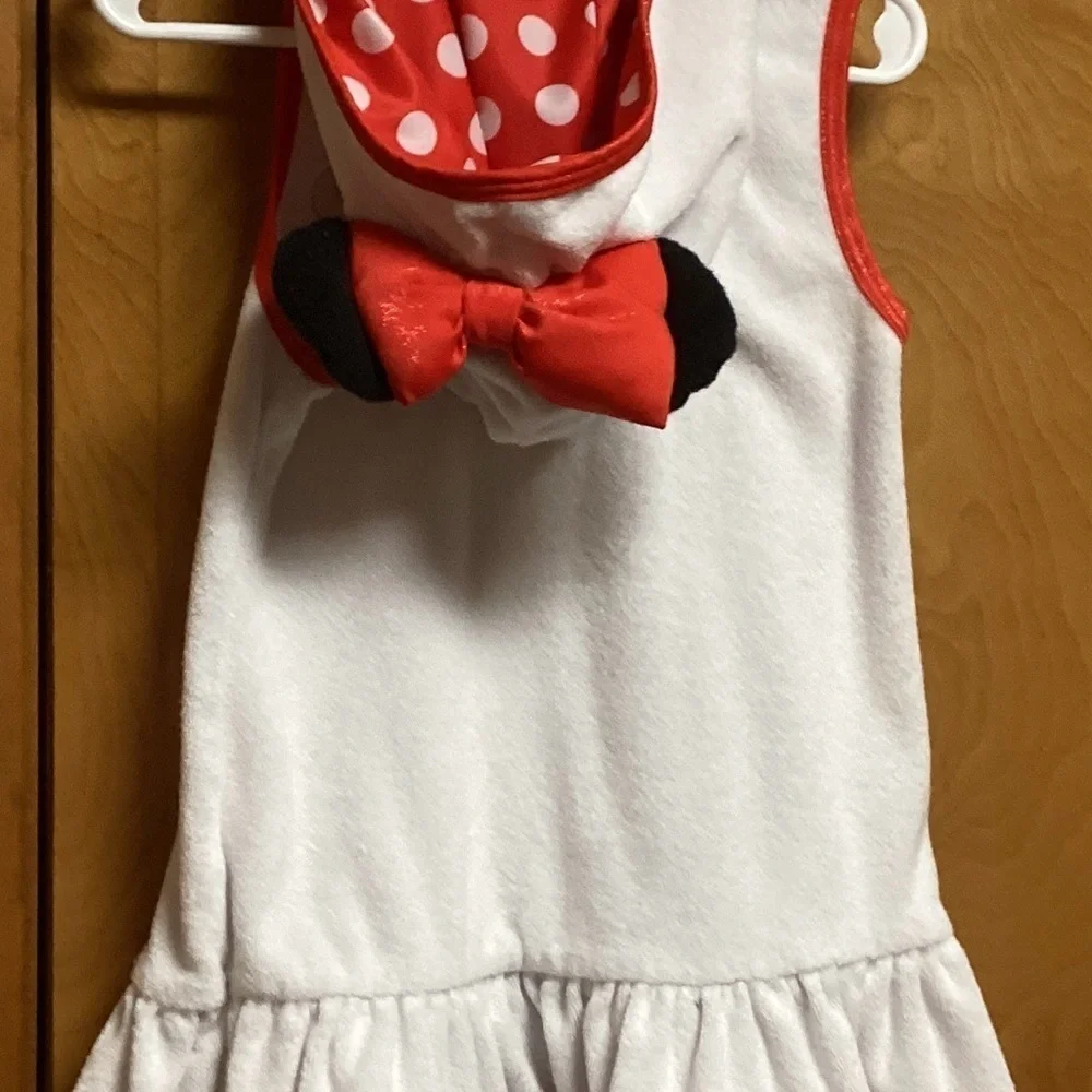 SIZE 2T MINNIE MOUSE BATHING SUIT & COVER UP IN EXCELLENT CONDITION GENTLY WORN